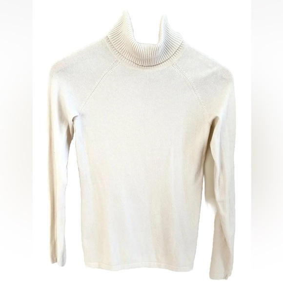 B.P. Turtleneck Sweater Top In Cream White, Size Juniors Size S - Picture 1 of 5